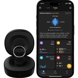RingConn Smart Ring Gen 2 Black Size 9