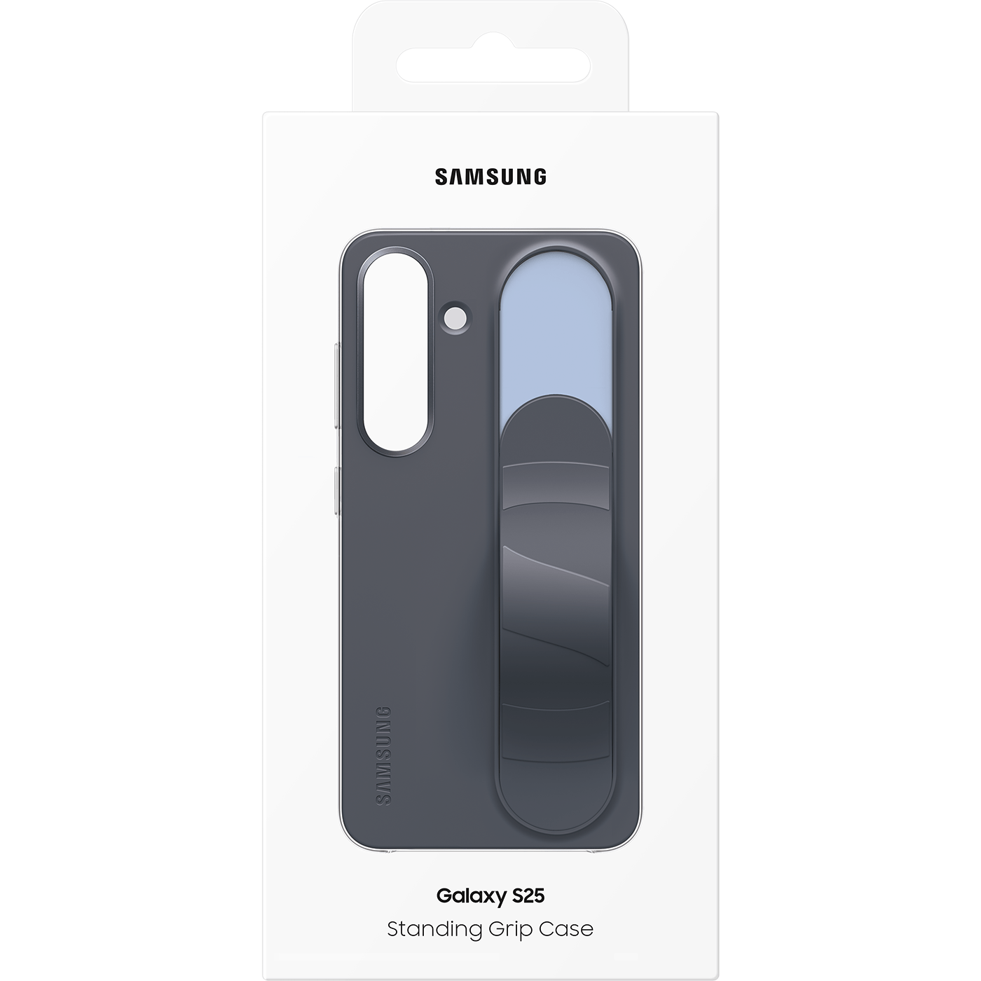 Samsung S25 Standing Grip Case Black/Blue