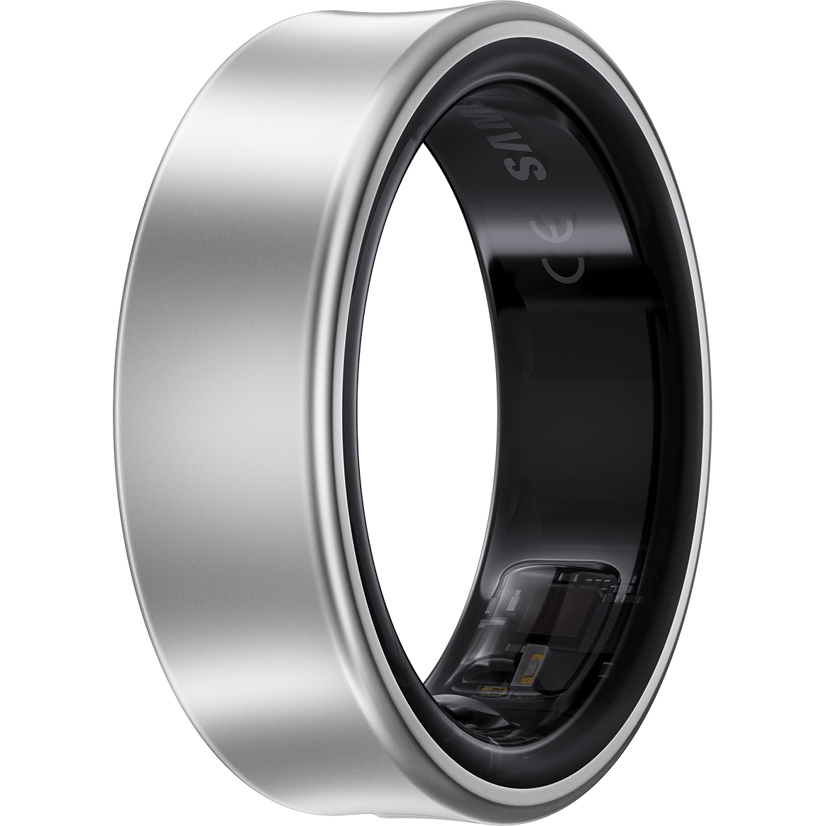 Samsung Galaxy Ring Smart Ring, Titanium Silver, Size 7