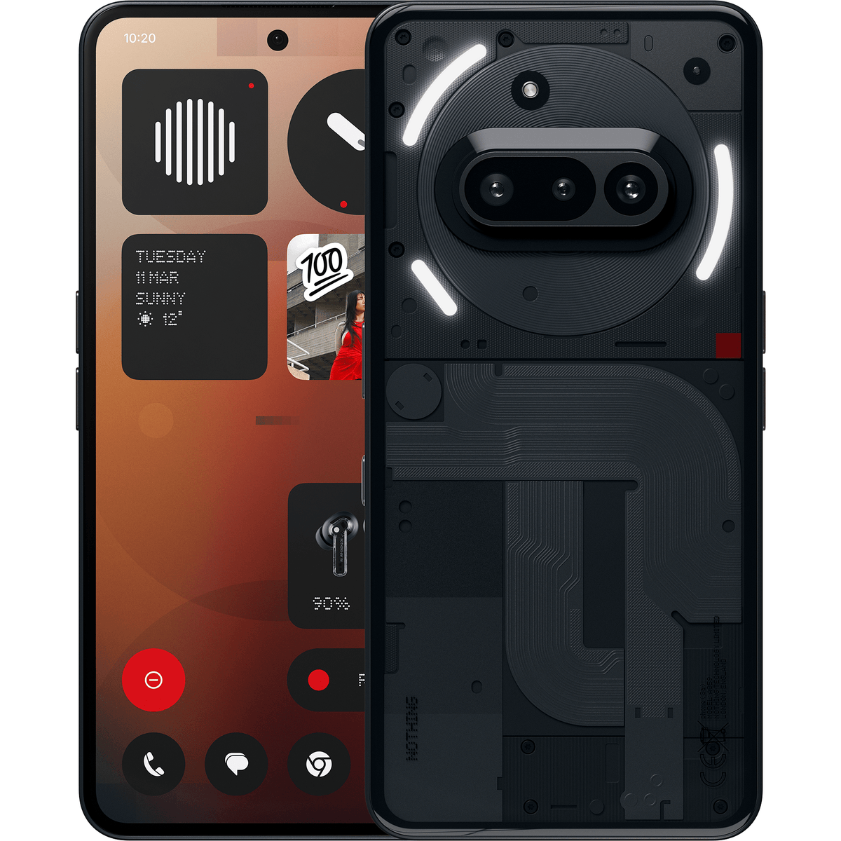 ゆう　Nothing Phone 3a Nothing Phone (3a), 128 Gt, Black – Renow