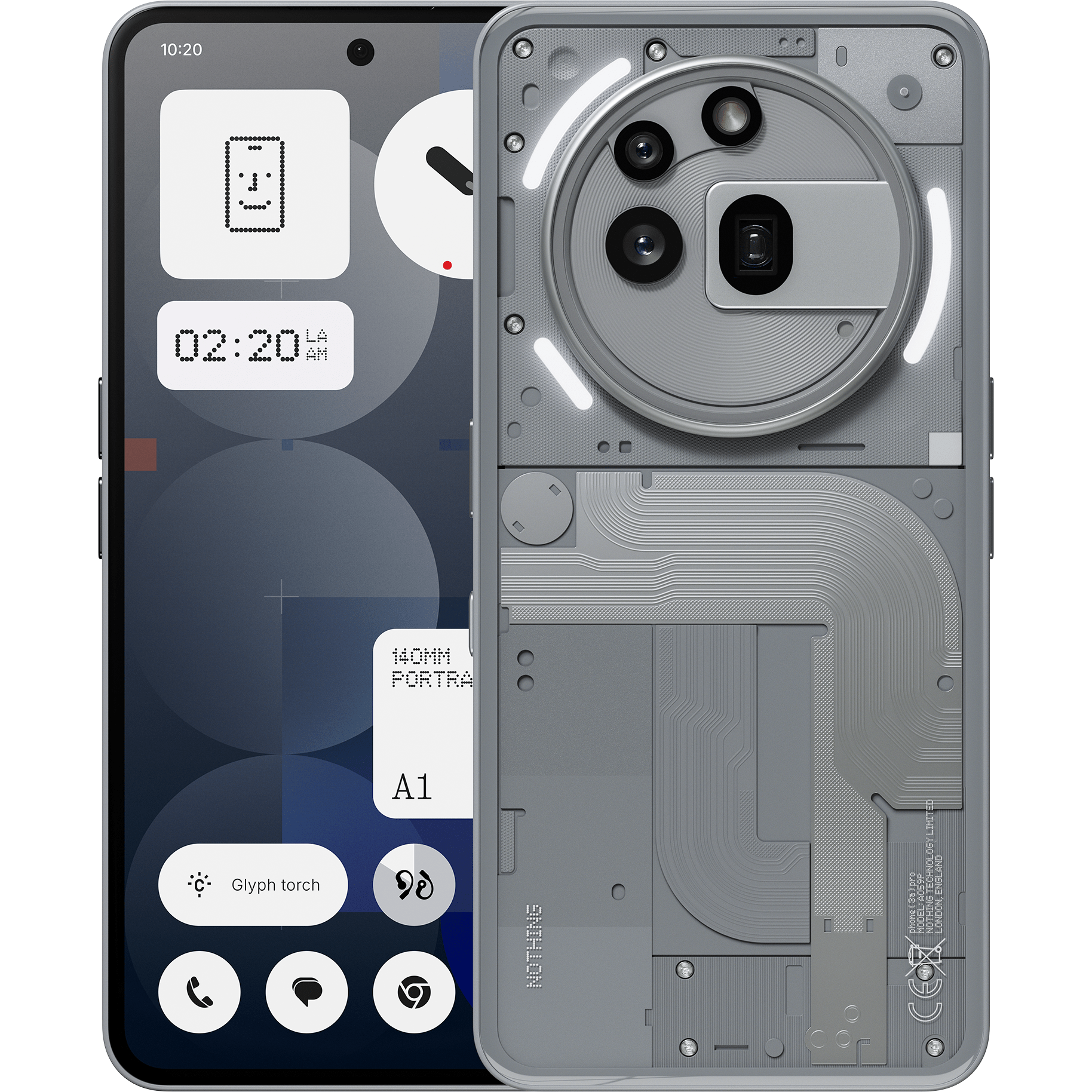 Nothing Phone 3a Pro 5G, 256 Gt, Grey