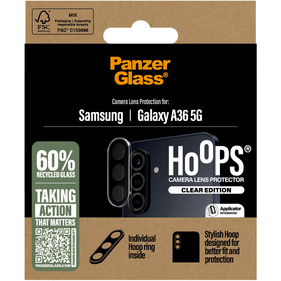 PanzerGlass Hoops Camera Lens Protector Samsung A36
