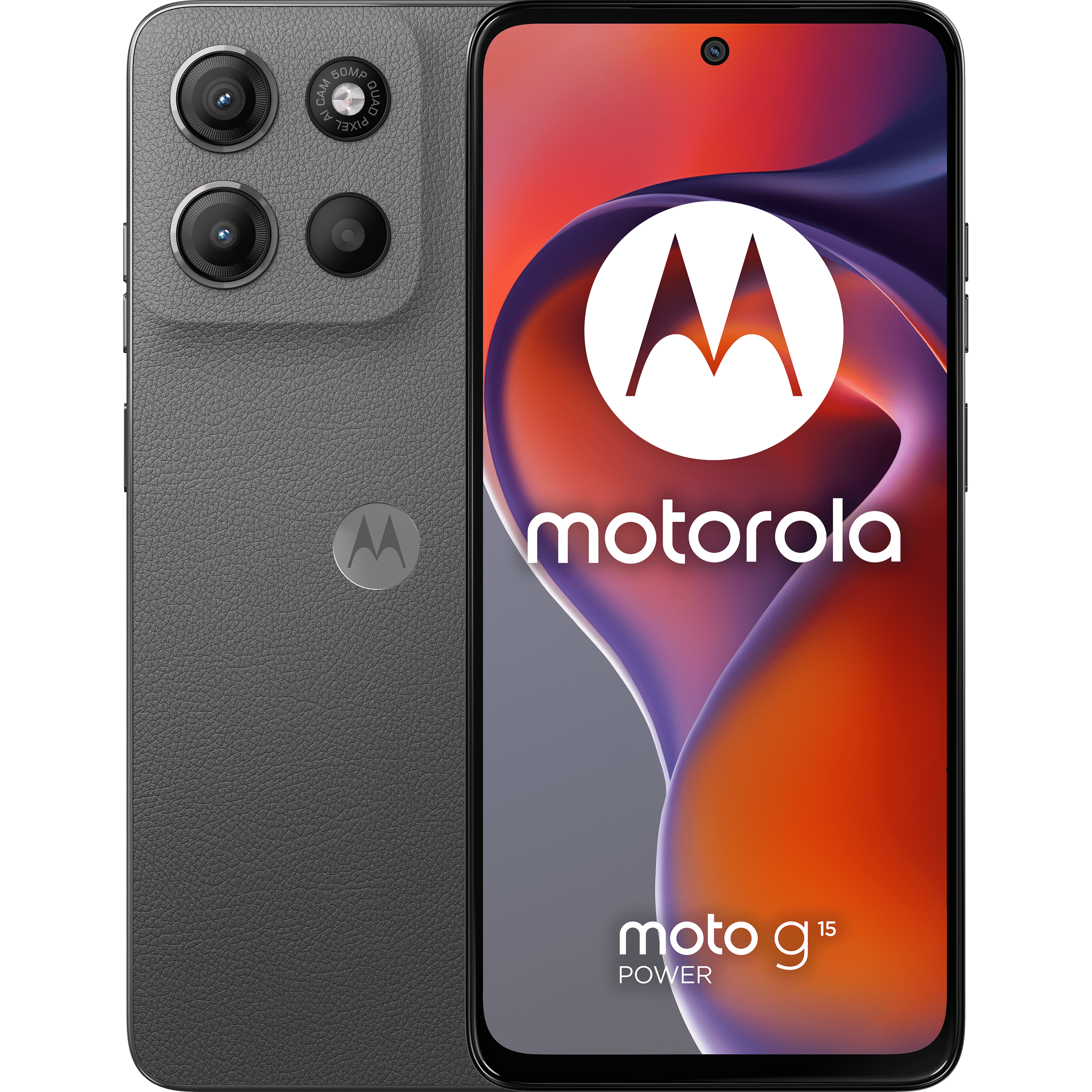 Motorola G15 Phone, 128/4 GB, Gravity Grey