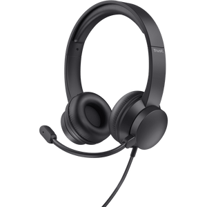 Trust Ayda USB-A PC Headset, Black