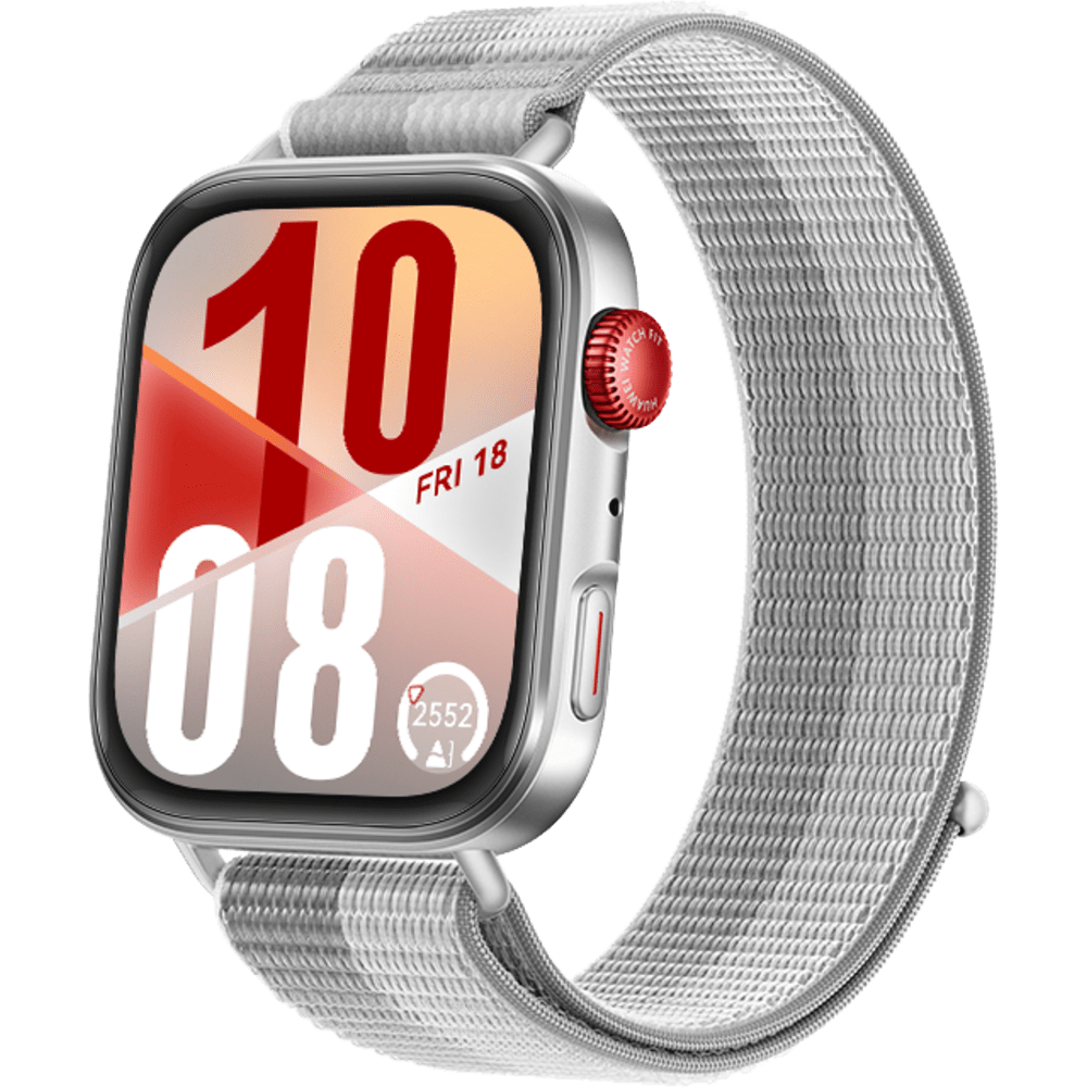 Huawei FIT 4 Smart Watch, Silver Woven