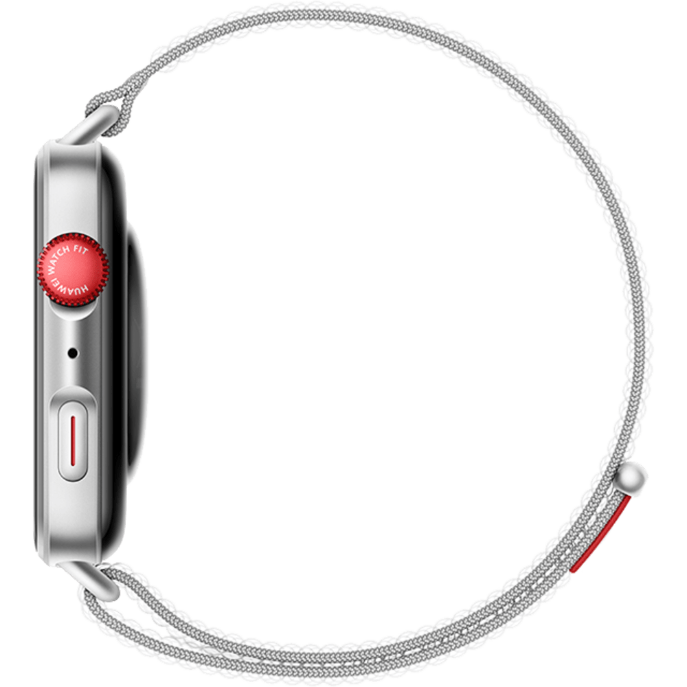 Huawei FIT 4 Smart Watch, Silver Woven