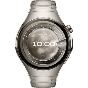 Huawei Watch 5 eSIM Smartwatch, Premium Titanium, 46 mm, Titanium