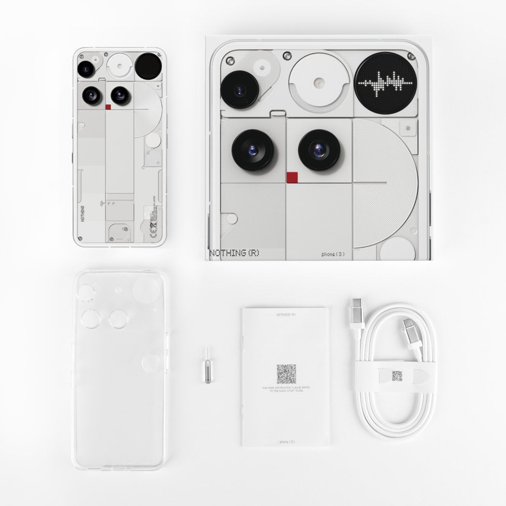 Nothing Phone (3), 512 Gt, White – Renow