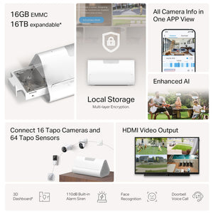 Tapo H500 smart homebase, White