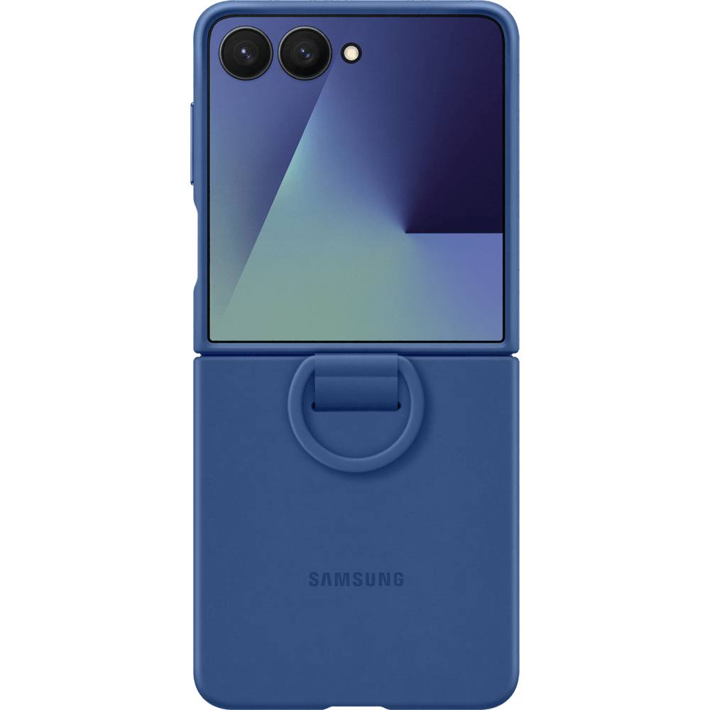 Samsung Z Flip7 Ring Case, Blue