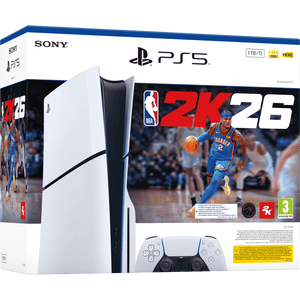 PlayStation 5 Slim Console + NBA 2K26 Game Bundle