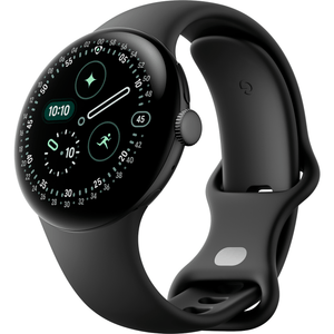 Google Pixel Watch 4 eSIM Smartwatch, 45mm, Black