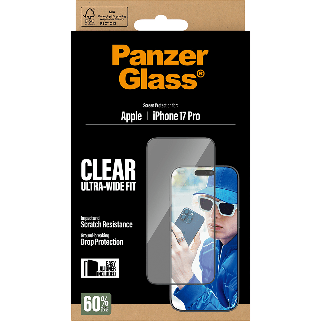 PanzerGlass iPhone 17 Pro UWF w EA