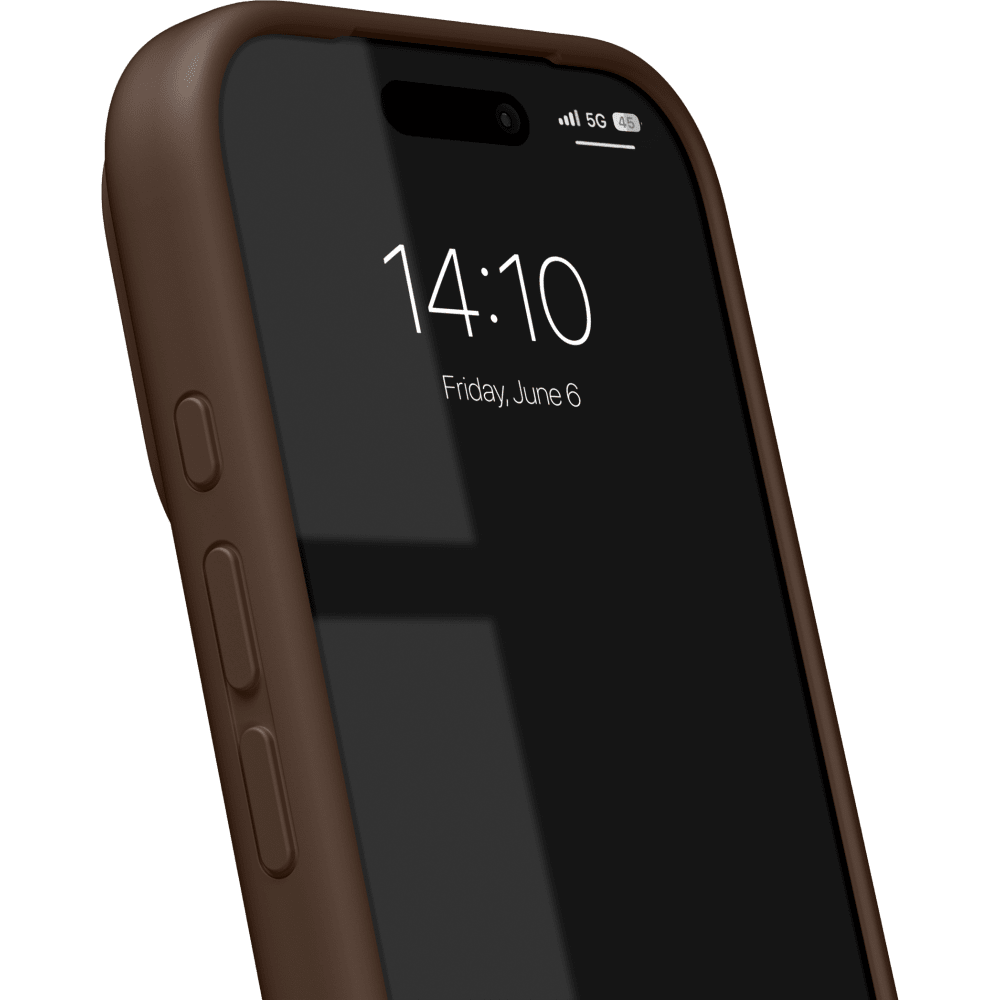 iDeal of Sweden Silicone Case MagSafe for iPhone 17 Pro, Mocha Mousse