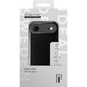 iDeal of Sweden Slim Case MagSafe for iPhone 17 Air, Glossy Black