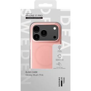 iDeal of Sweden Slim Case MagSafe for iPhone 17 Pro, Glossy Pink
