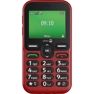 Doro Leva E11 Basic Phone, Red