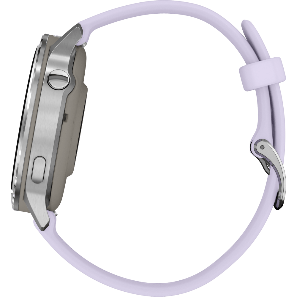 Garmin Venu 4 41mm Smartwatch, Silver and Purple