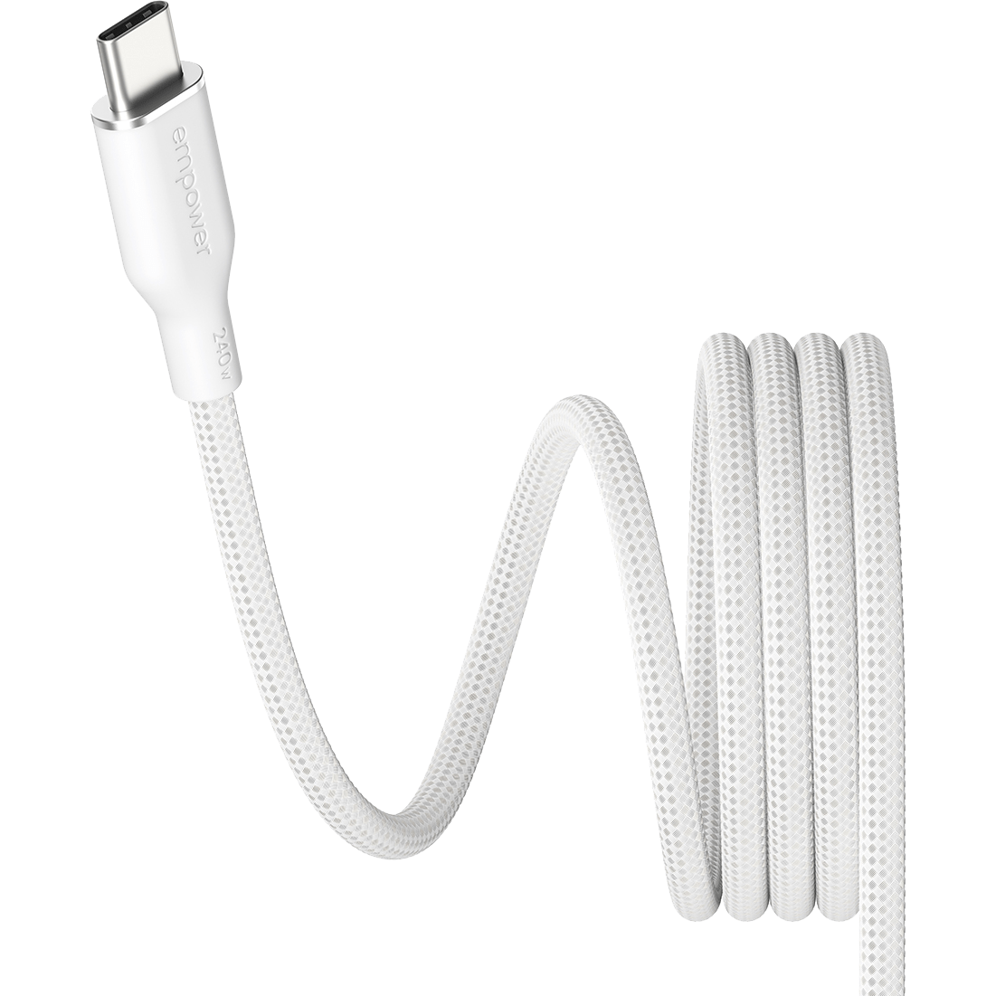 Empower Magnetic USB-C to USB-C Cable 1.5M White