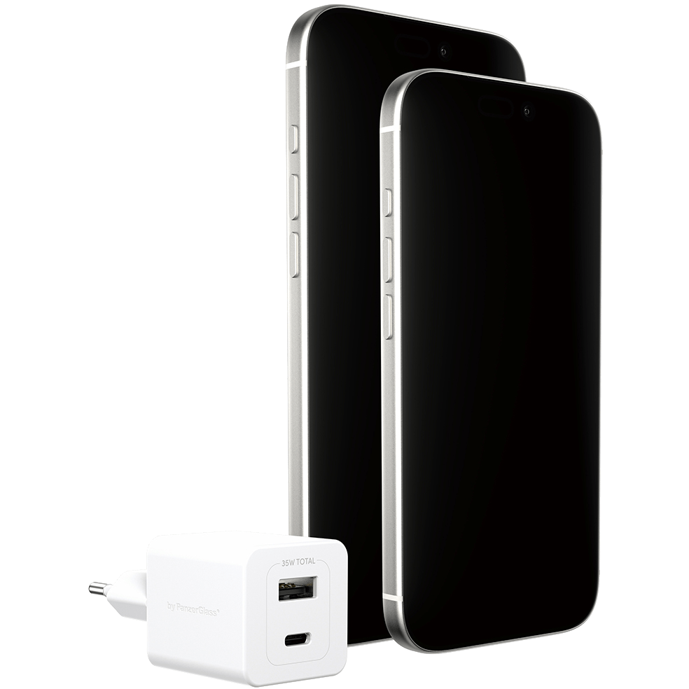 Empower Turbo 35W Charger USB-C + USB-A White