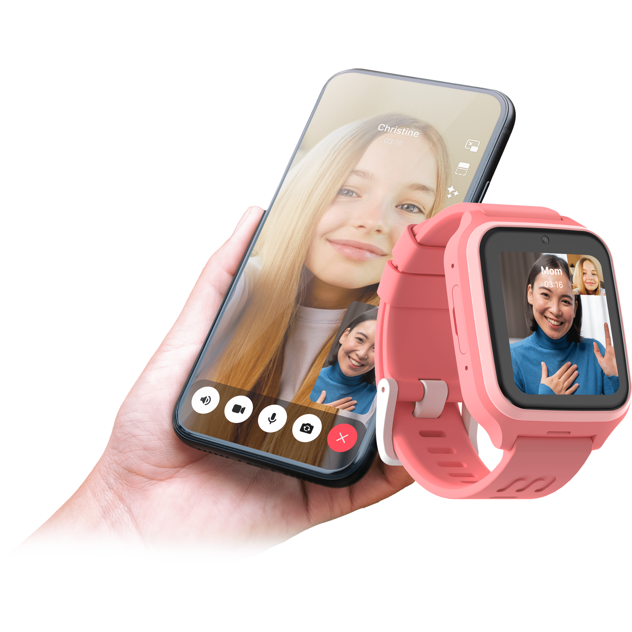 MyFirst Fone M1 Watch Phone, Pink