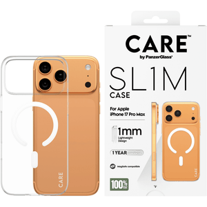 CARE by PanzerGlass SL1M Case Transparent w. MagSafe iPhone 17 Pro Max
