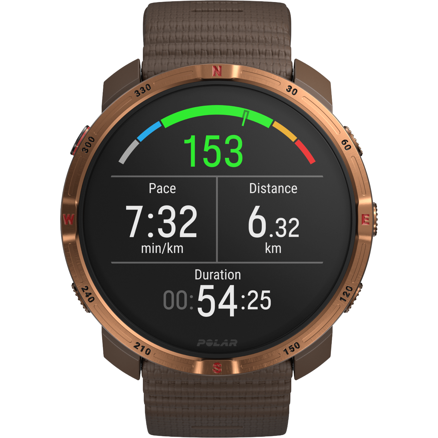 POLAR GRIT X2 S-L BROWN
