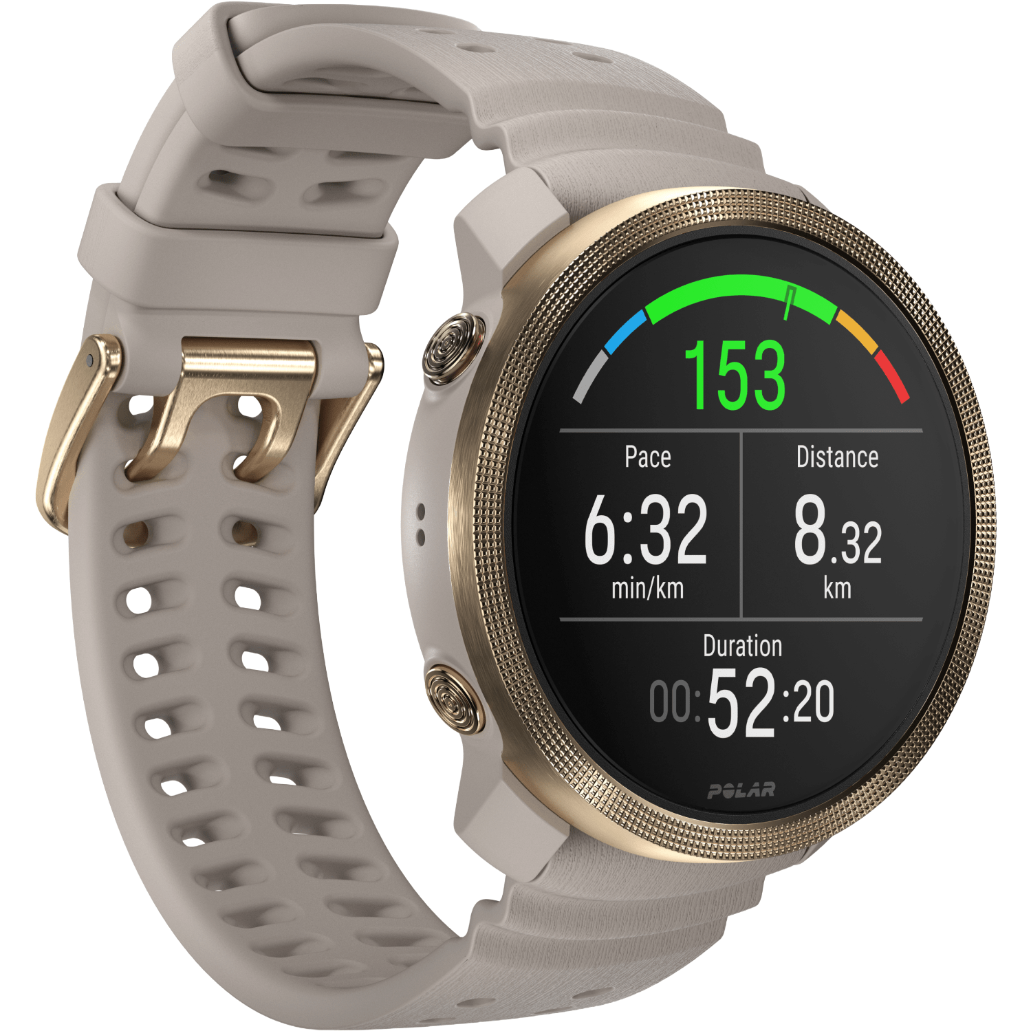 POLAR VANTAGE M3 GREIGE/GOLD S-L