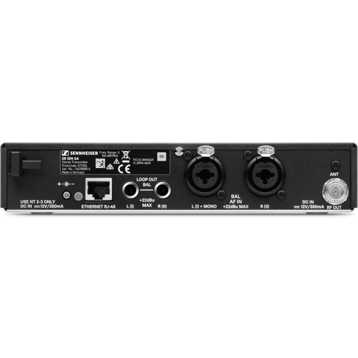 Sennheiser EW IEM G4-TWIN-B wireless in-ear set transmitter + 2 receivers