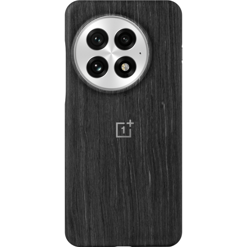 OnePlus 13 Wood Grain Magnetic Case, Wood Black