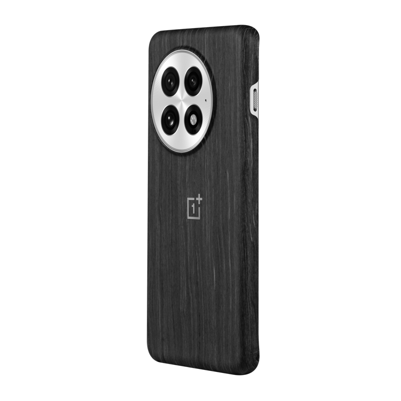 OnePlus 13 Wood Grain Magnetic Case, Wood Black