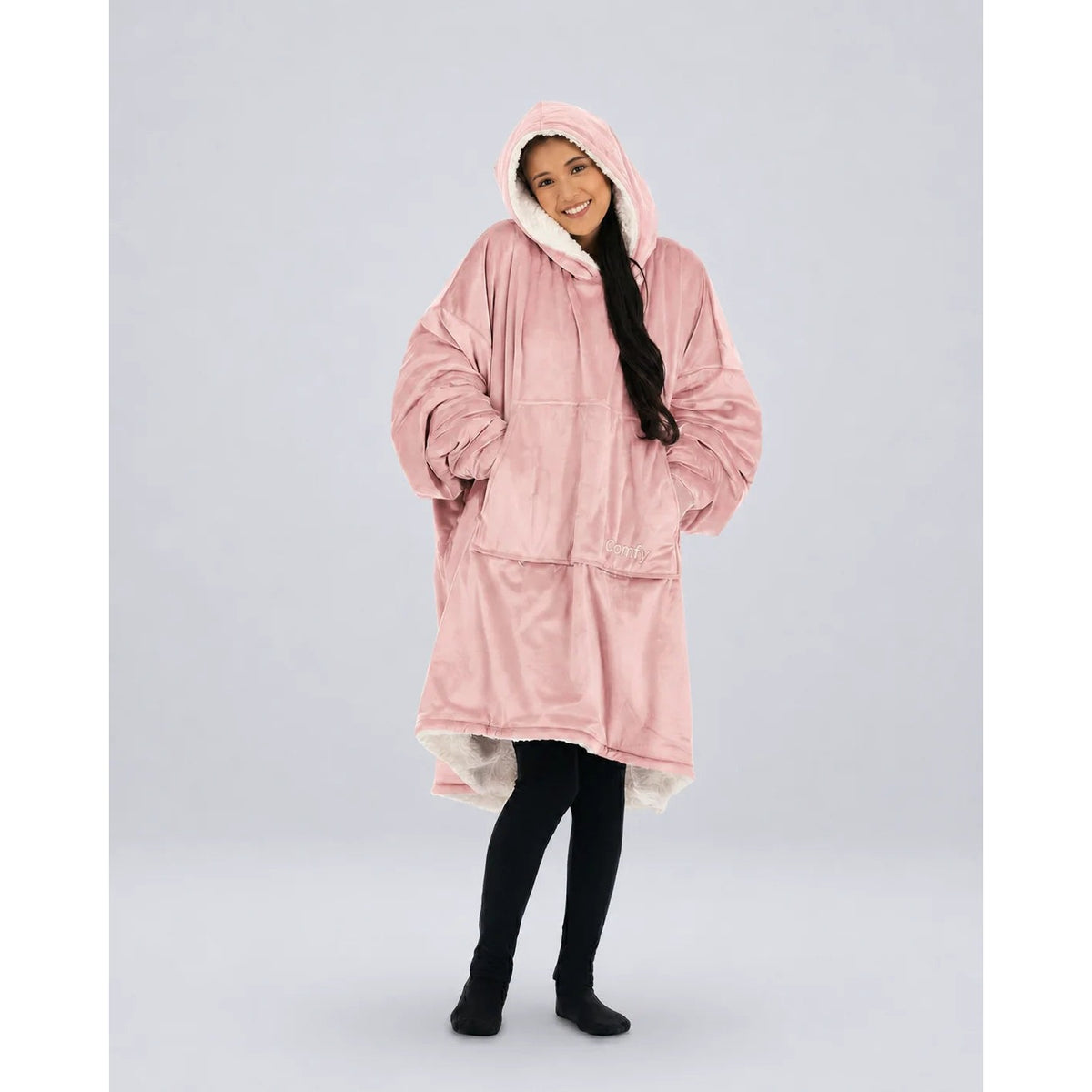 The Comfy Original Wearable Blanket Hoodie, Blush