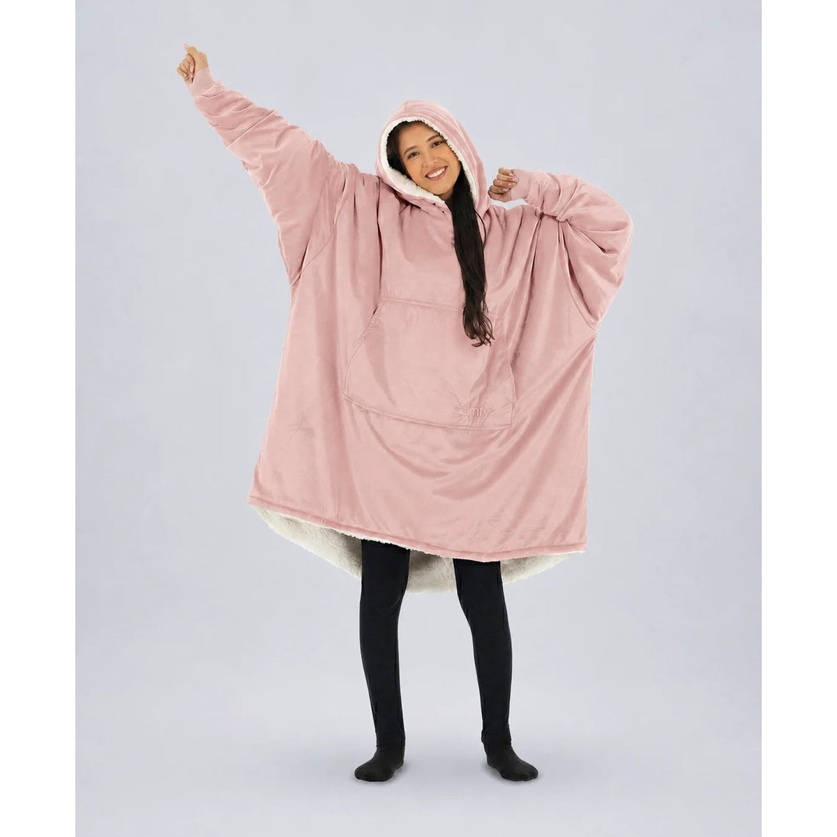 The Comfy Original Wearable Blanket Hoodie, Blush