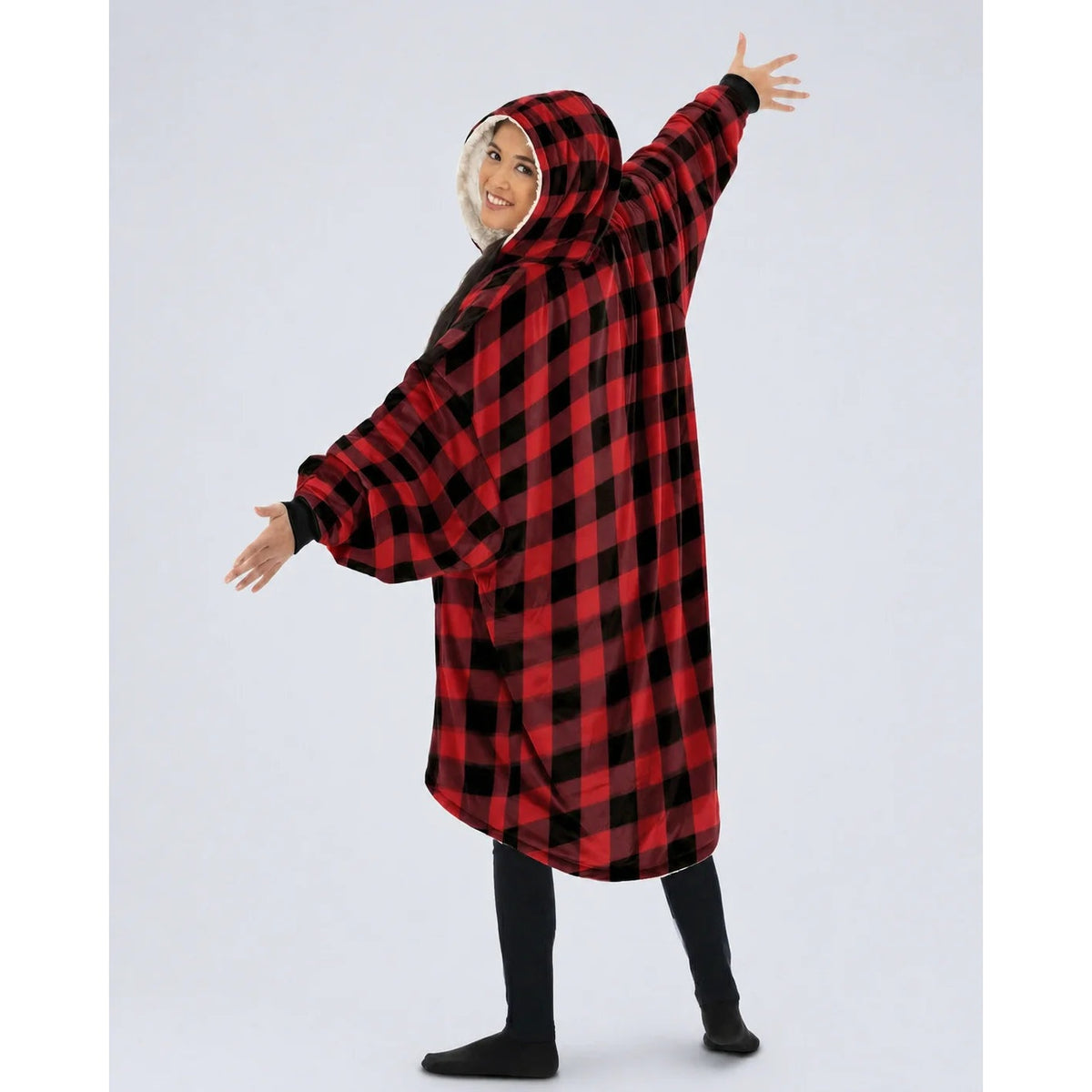 The Comfy Original Wearable Blanket, Red Plaid