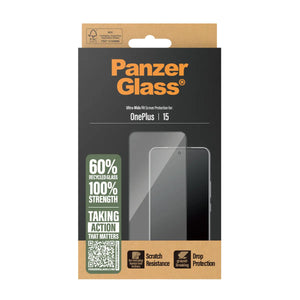 PanzerGlass Screen Protector for OnePlus 15, Ultra-Wide Fit
