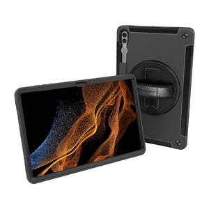 Armor-X RIN Rugged Case for Samsung Galaxy Tab S9 Ultra / S10 Ultra, Black