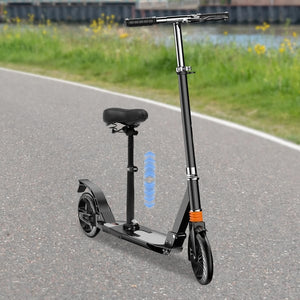 Adjustable and Foldable Electric Scooter Saddle, Black