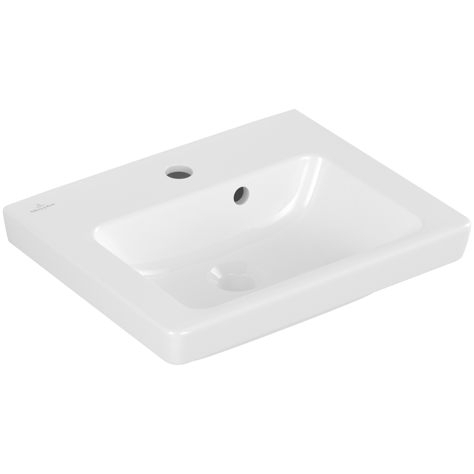 Subway 2.0 Washbasin, 450x370x155mm, White Alpin