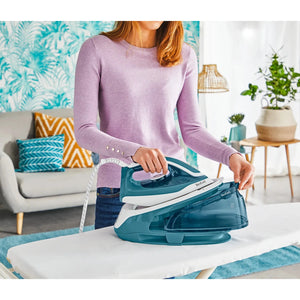 Tefal Express Easy SV6131E0 Steam Generator Iron 2200W, Blue/White