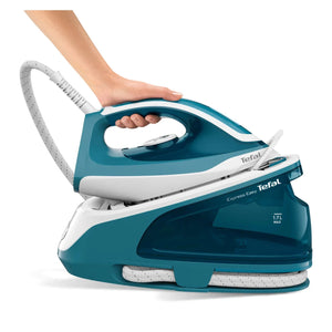 Tefal Express Easy SV6131E0 Steam Generator Iron 2200W, Blue/White