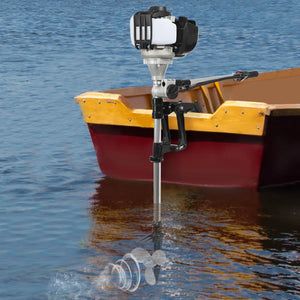 Outboard Motor, 4-stroke, 5.5 HP Power, White