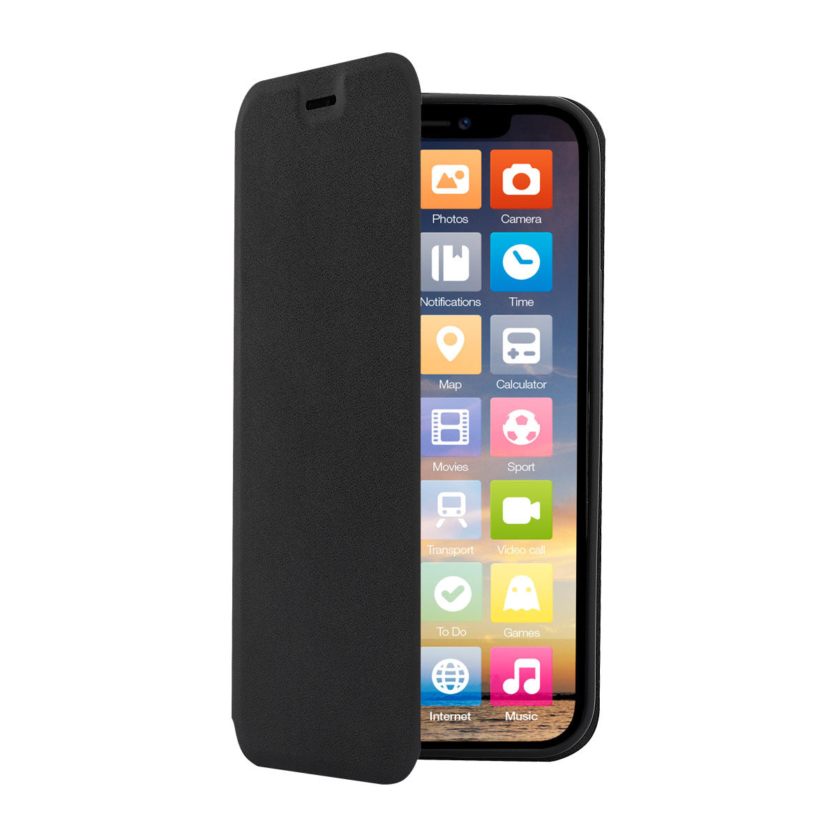 Screenor Clever OnePlus Nord CE 5 5G Wallet Case, Black