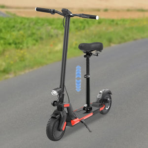 Adjustable and Foldable Electric Scooter Saddle, Black