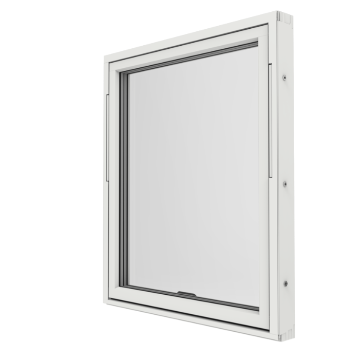 Vridfönster ElitfönsterOriginal 100 3-Glas, Aluminium
