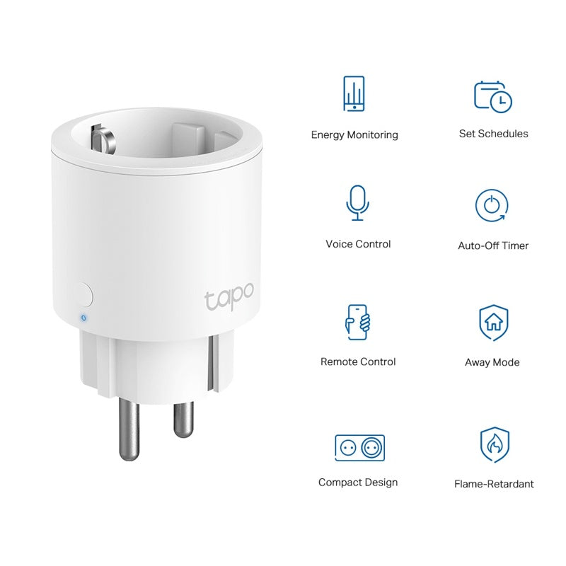TP-Link Tapo P115 Mini Smart Wi-Fi Socket Energy Monitor 4-pack