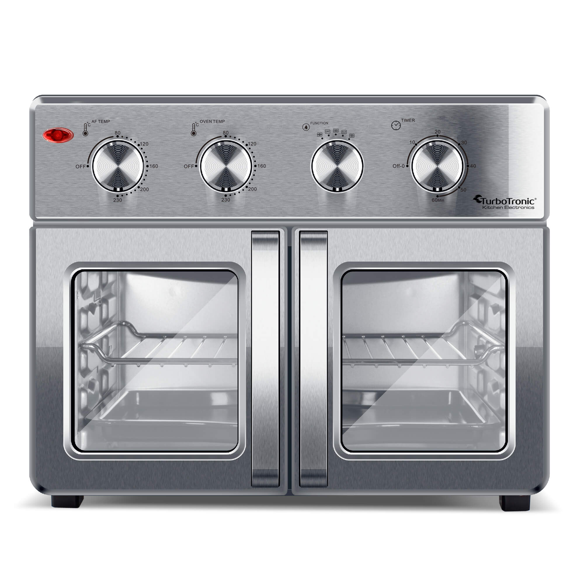 TurboTronic TT-AF32MFD Airfryer XXL / Oven 32L, Silver