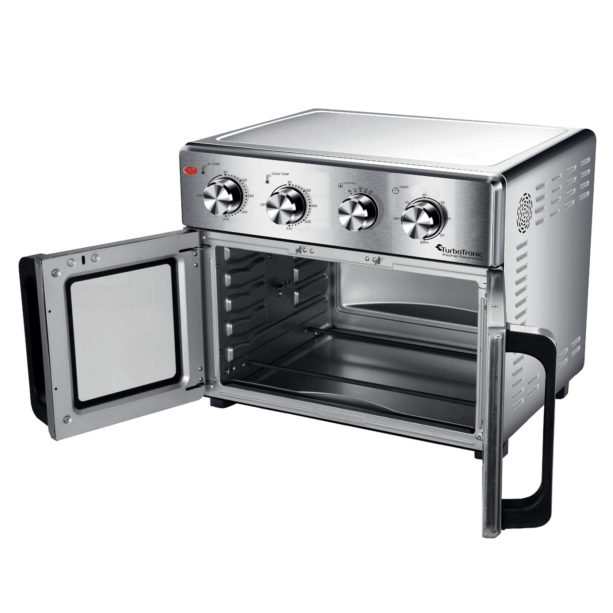TurboTronic TT-AF32MFD Airfryer XXL / Oven 32L, Silver