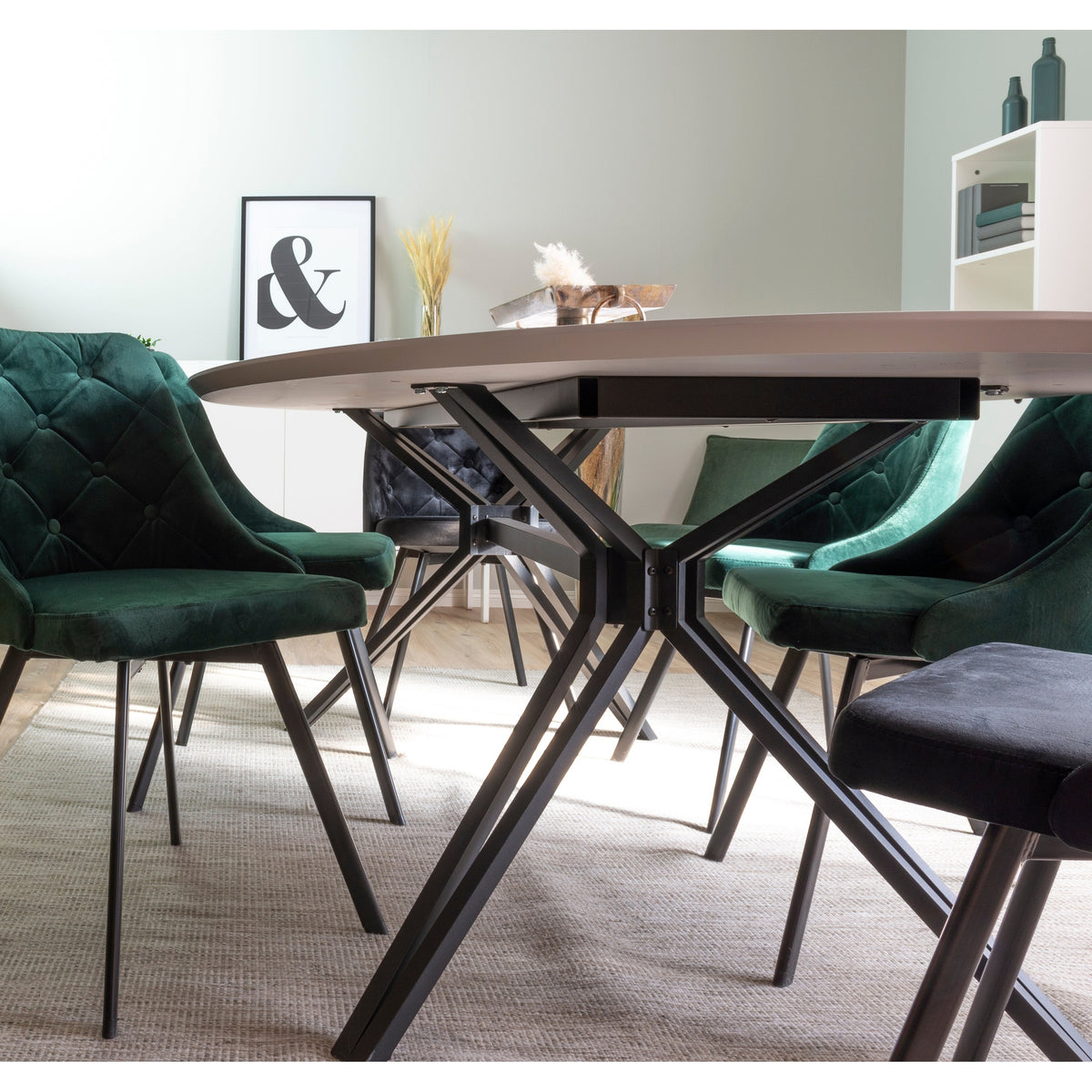 Tenzo Cibuz Elliptical Dining Table, 240 x 120 cm