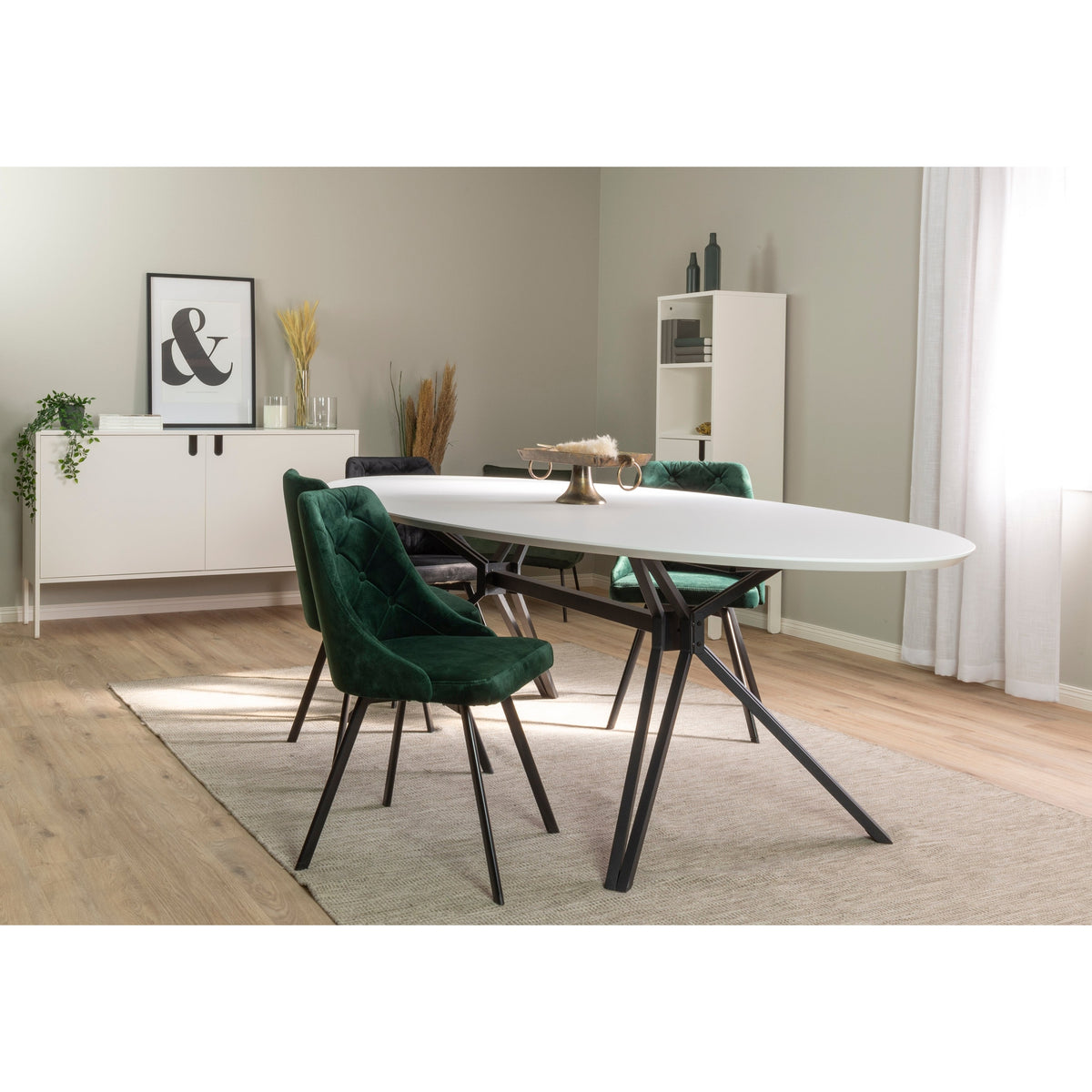 Tenzo Cibuz Elliptical Dining Table, 240 x 120 cm