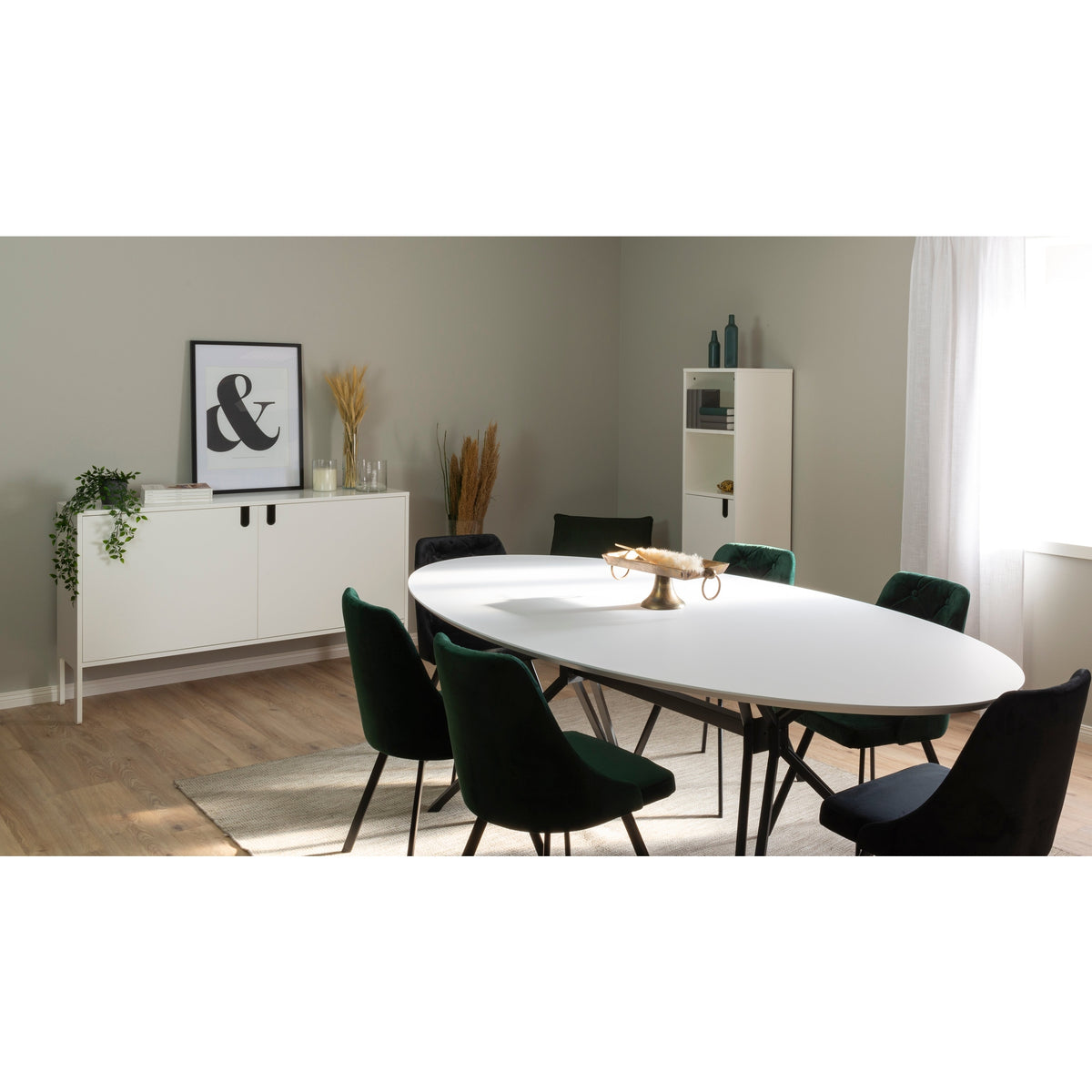 Tenzo Cibuz Elliptical Dining Table, 240 x 120 cm